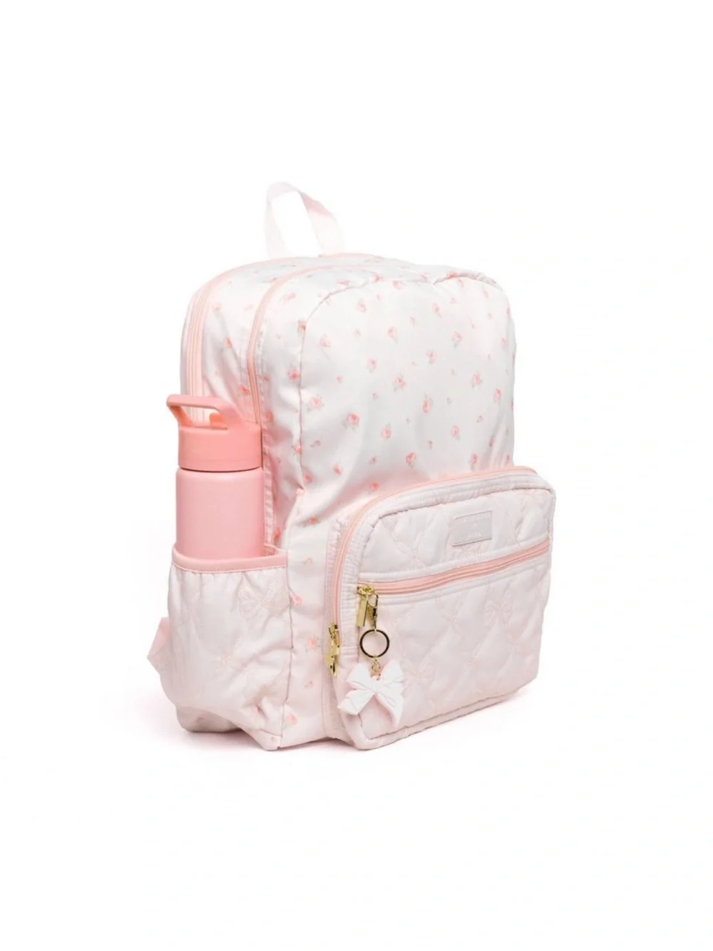 LoveShackFancy x Target  backpack Pale Pink Quilted Floral Backpack